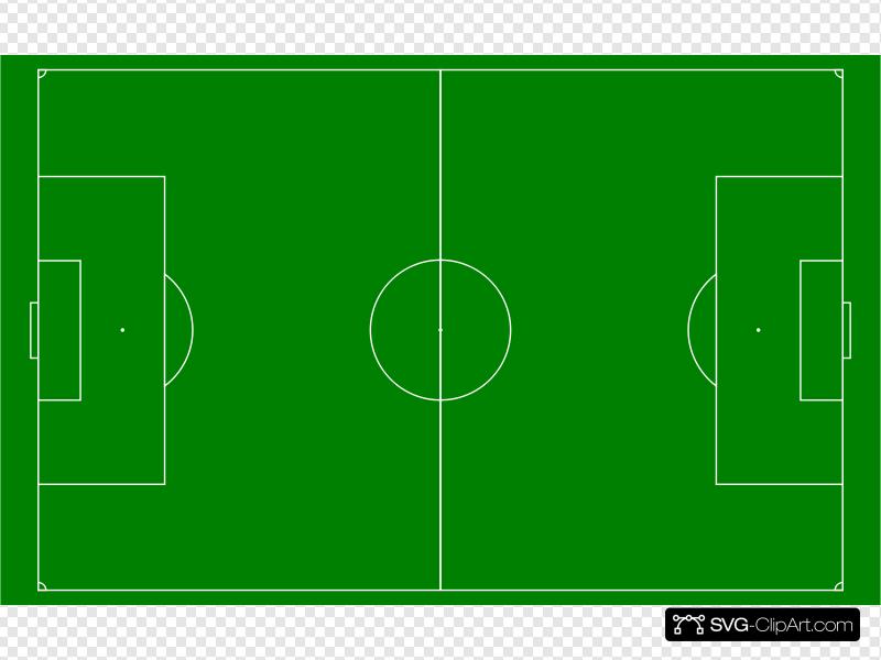 Soccer Field Football Pitch Clip art, Icon and SVG.