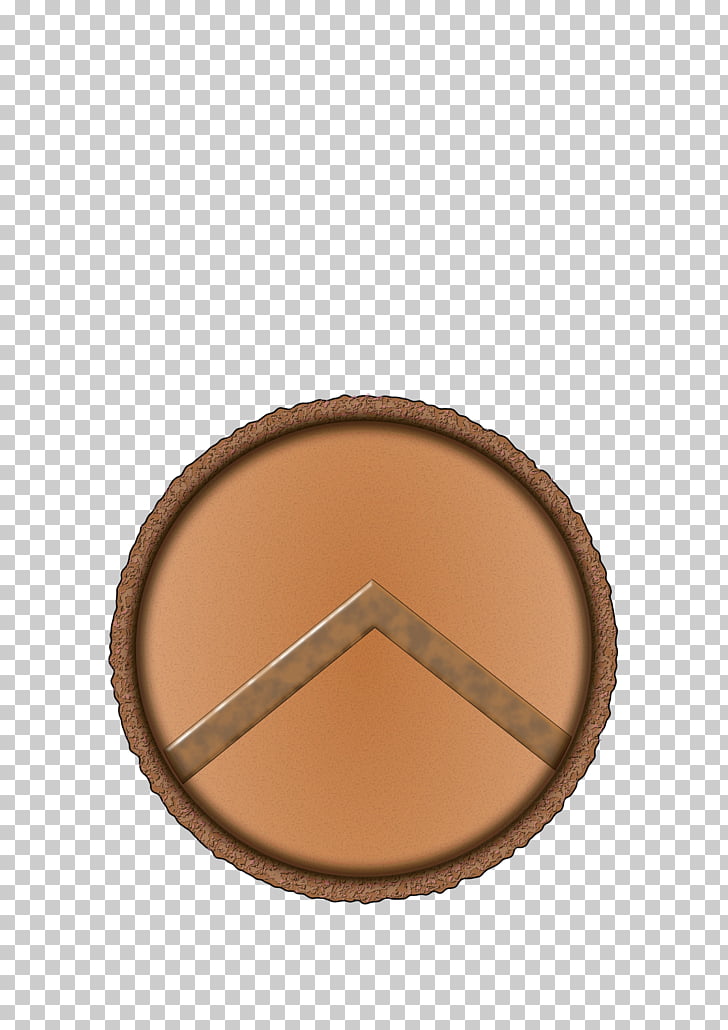 Pueblo Brown Beige, shield PNG clipart.