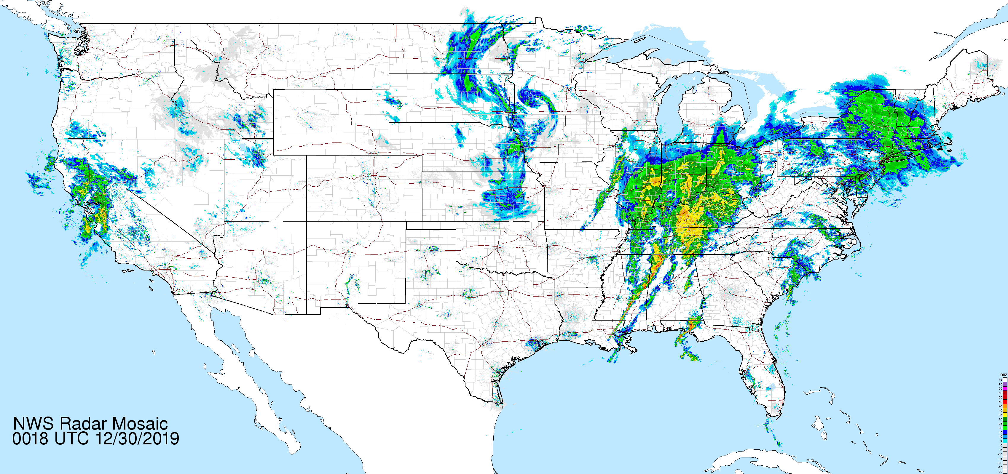 Radar and Satellite Imagery.