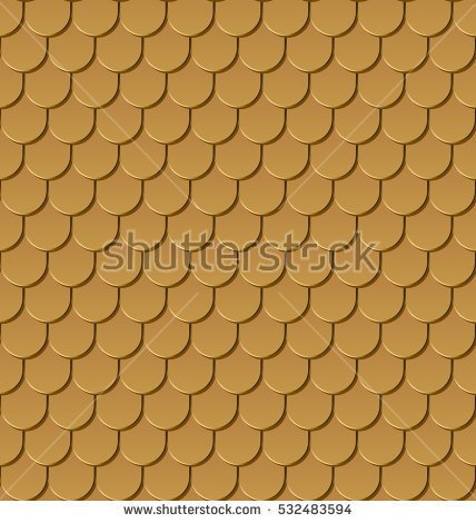 Gold Roof Outline Clipart.