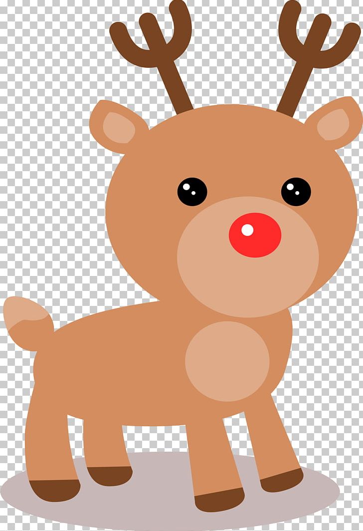 Rudolph Reindeer Santa Claus Christmas PNG, Clipart.