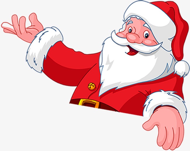 Santa Claus Waving Png & Free Santa Claus Waving.png Transparent.