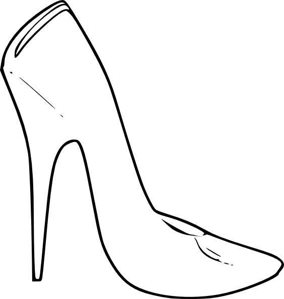 High Heel Shoes Women Fashion clip art Free vector in Open office.