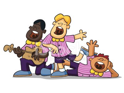 Singing Group premium clipart.