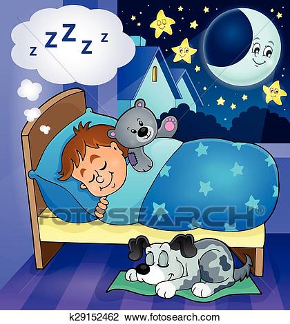 Sleeping child theme image 6 Clipart.