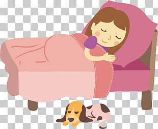 Sleep , Sheep on the tummy sleeping girl PNG clipart.