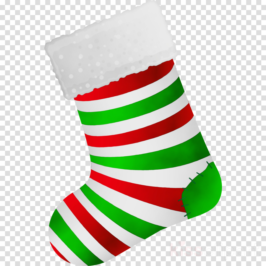 Christmas stocking clipart.