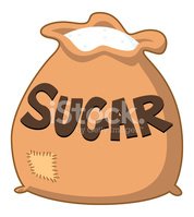 Sugarbag Stock Vector.