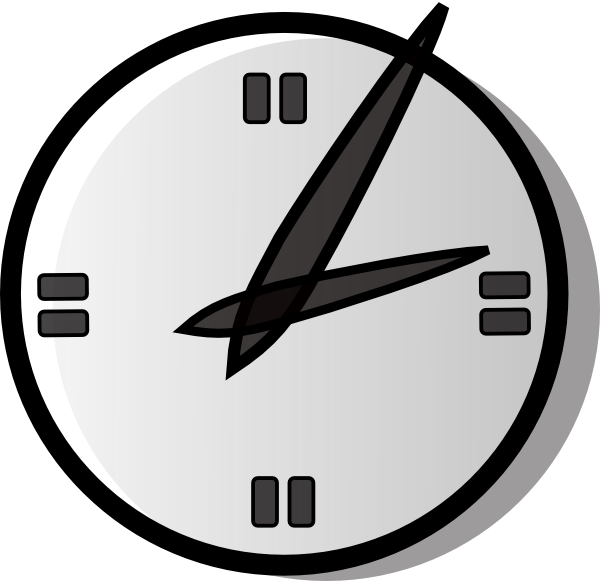 Analogue clock clip art free vector clipart clipart.