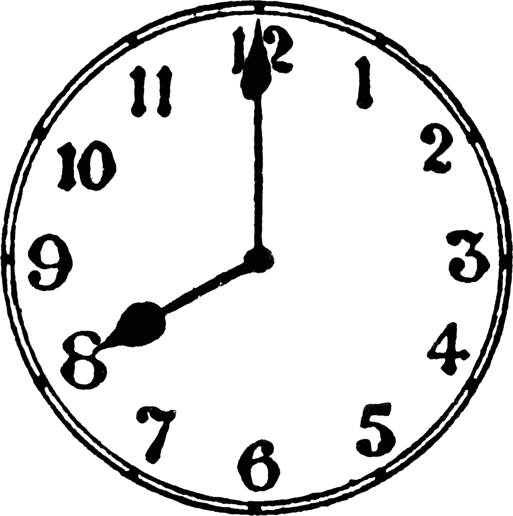 Clock Faces Clip Art.