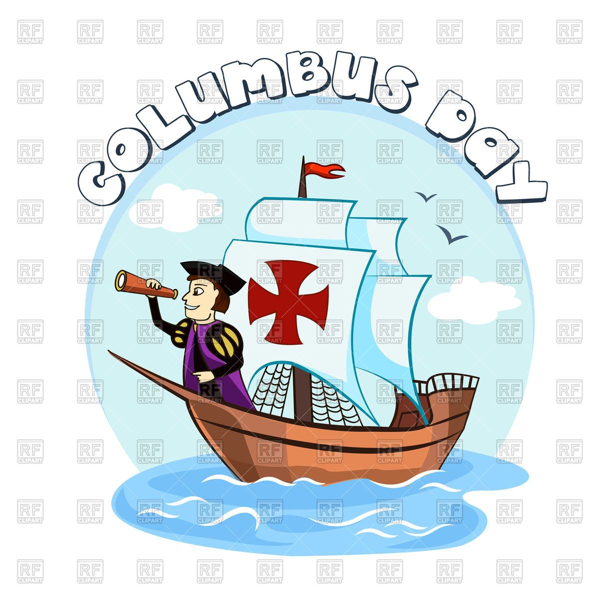 115 Columbus Day free clipart.