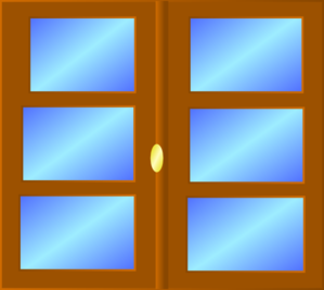 Closed window clipart.