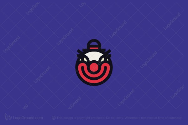 Exclusive Logo 169158, Clown Logo.