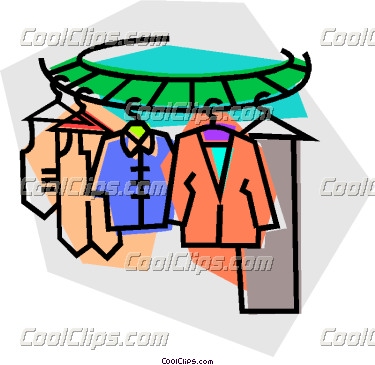 Clip Art Indoor Clothes Drying Rack.