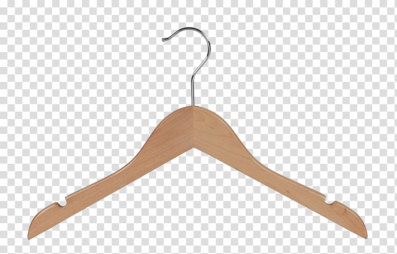 Clothes hanger Clothing Wood Coat Top, wooden hanging.