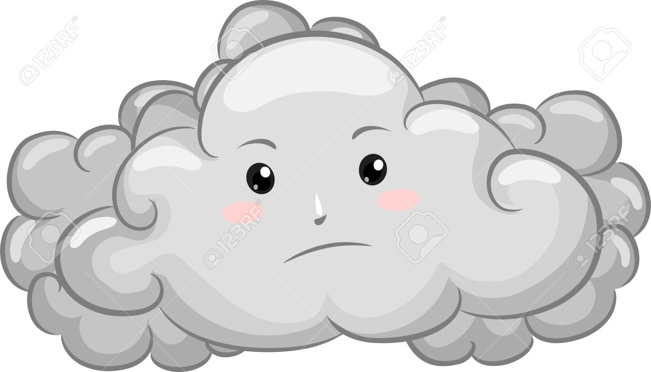 Cloudy clipart.