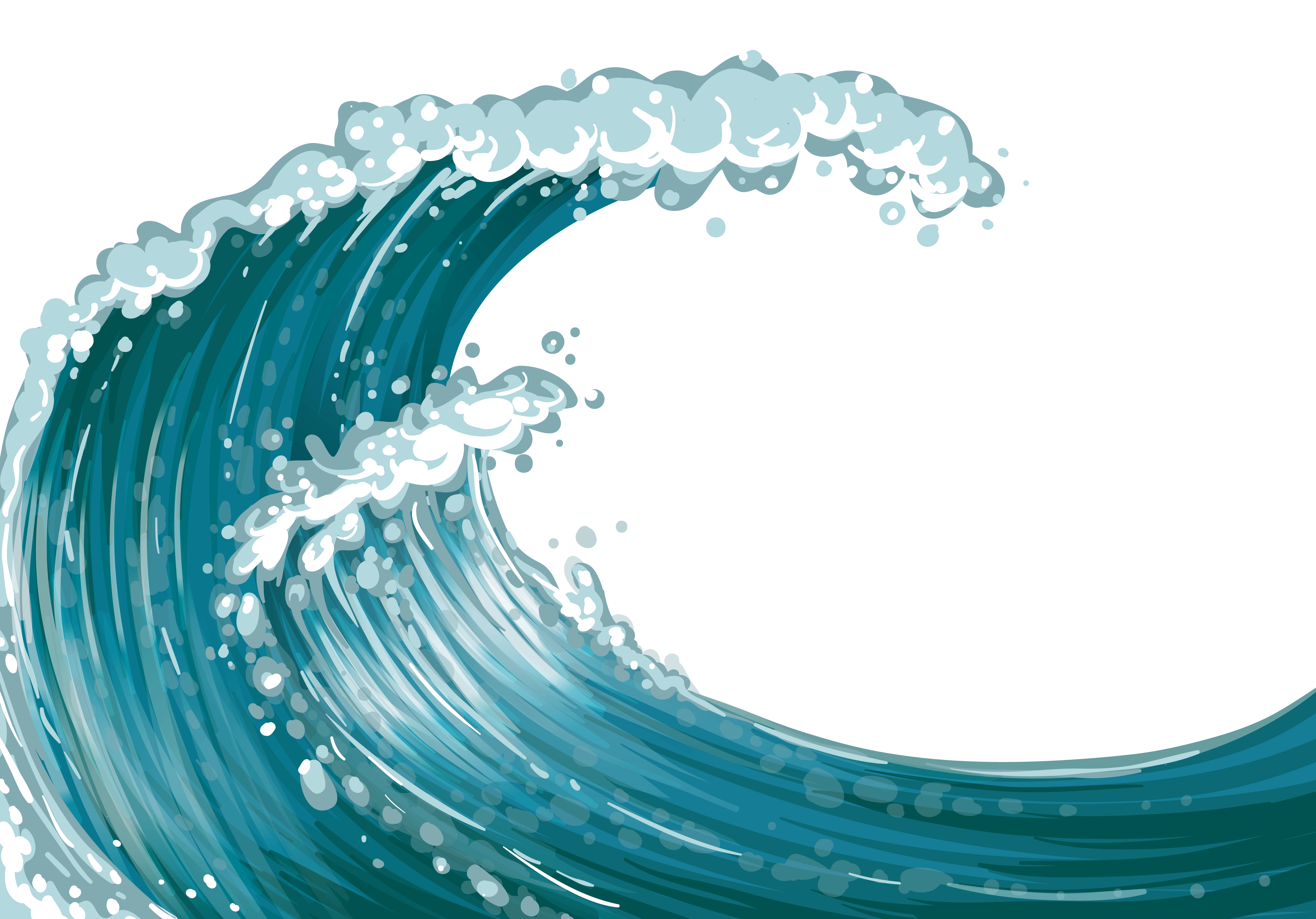 Free Waves Clip Art Pictures.