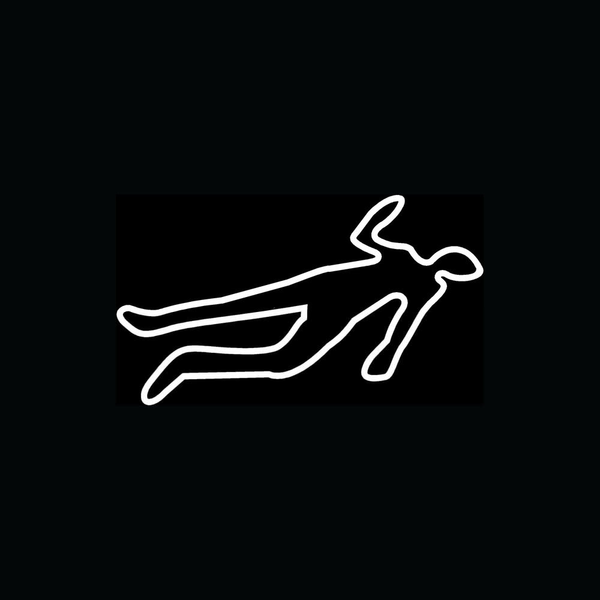 Crime Scene Body Outline Clipart.