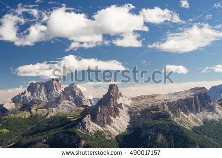 Croda Da Lago Stock Photos, Royalty.