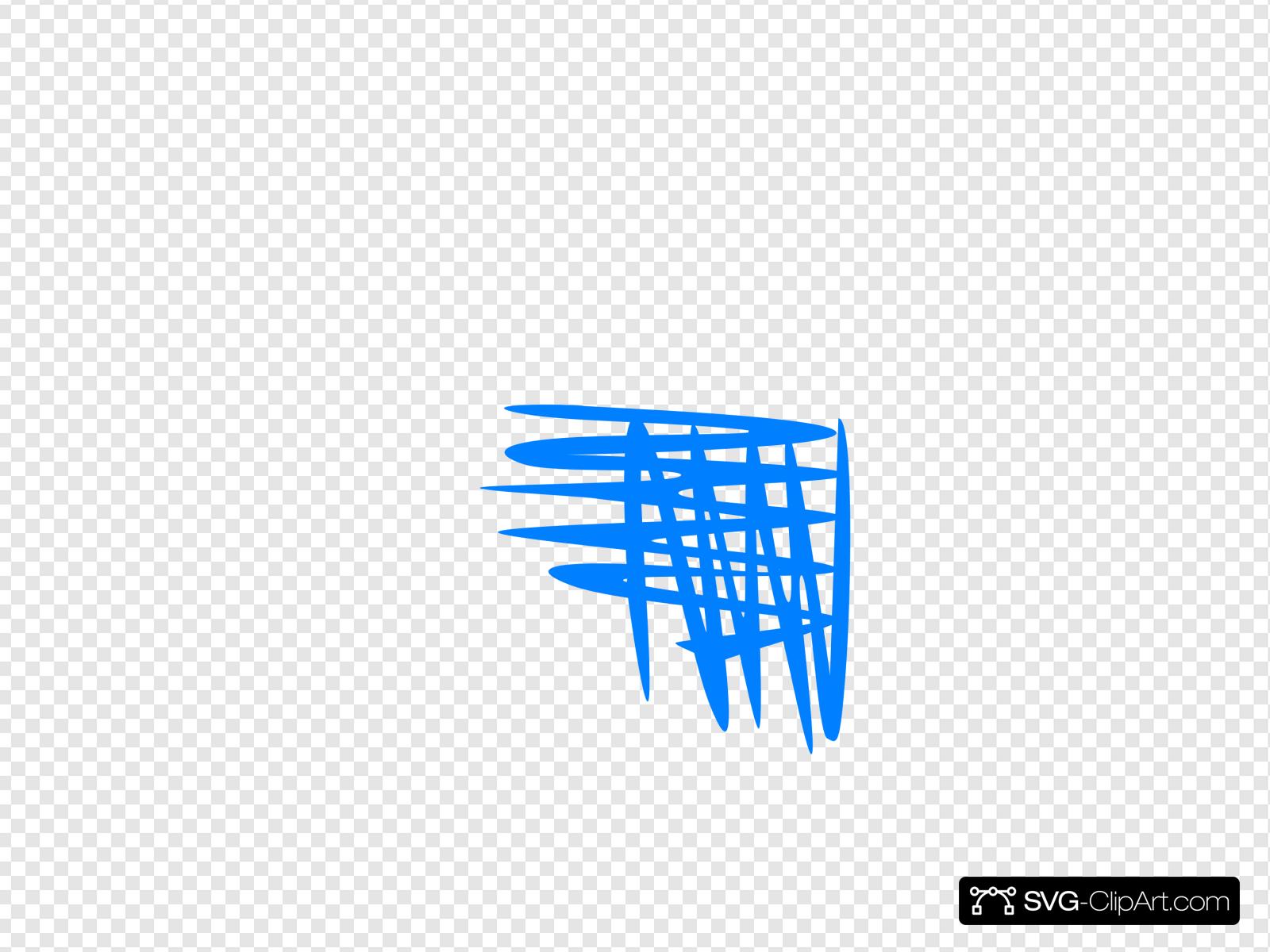 Blue Cross Hatch Shading Clip art, Icon and SVG.