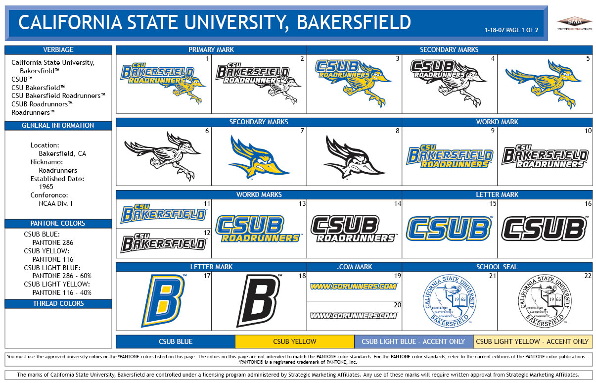 CSUB Logo Usage 101.