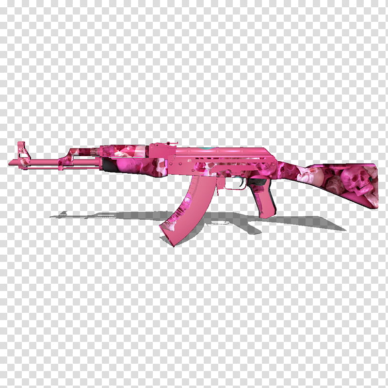 AK Skins Based on CS GO Model transparent background PNG.