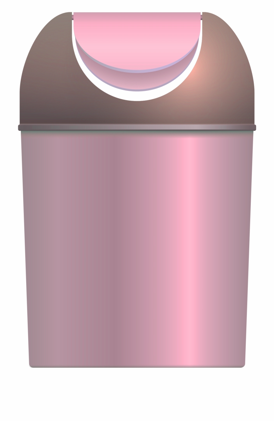 Garbage Can Vector Png Transparent Image.