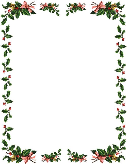 Christmas Border Free Clip Art.