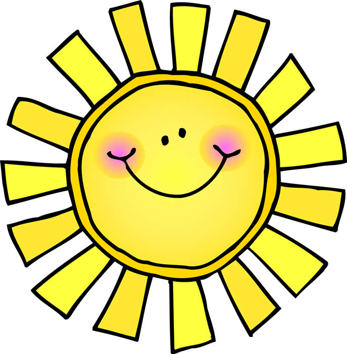 cute sun clipart.