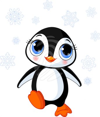 Cool Penguin Clipart.