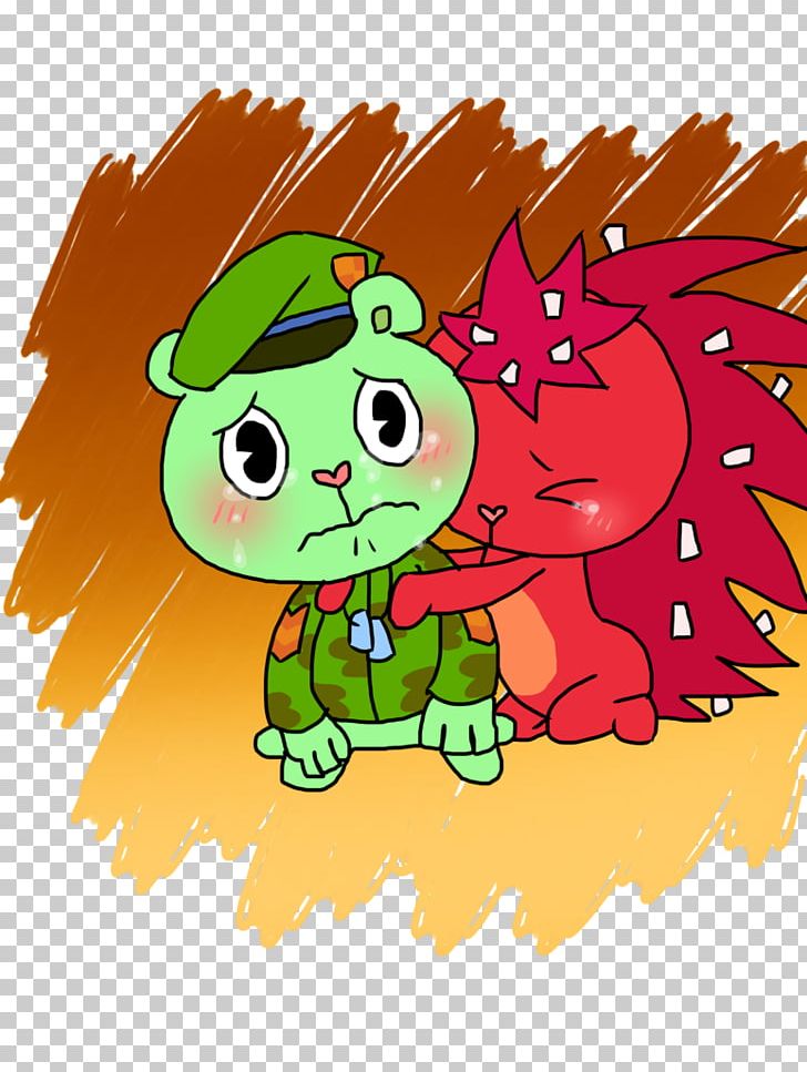 Flippy Lumpy Cuddles Art Without A Hitch PNG, Clipart, Art.