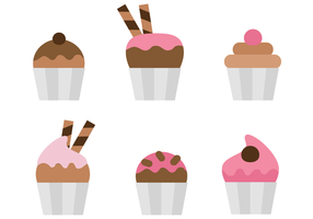 Cupcake Free Vector Art.