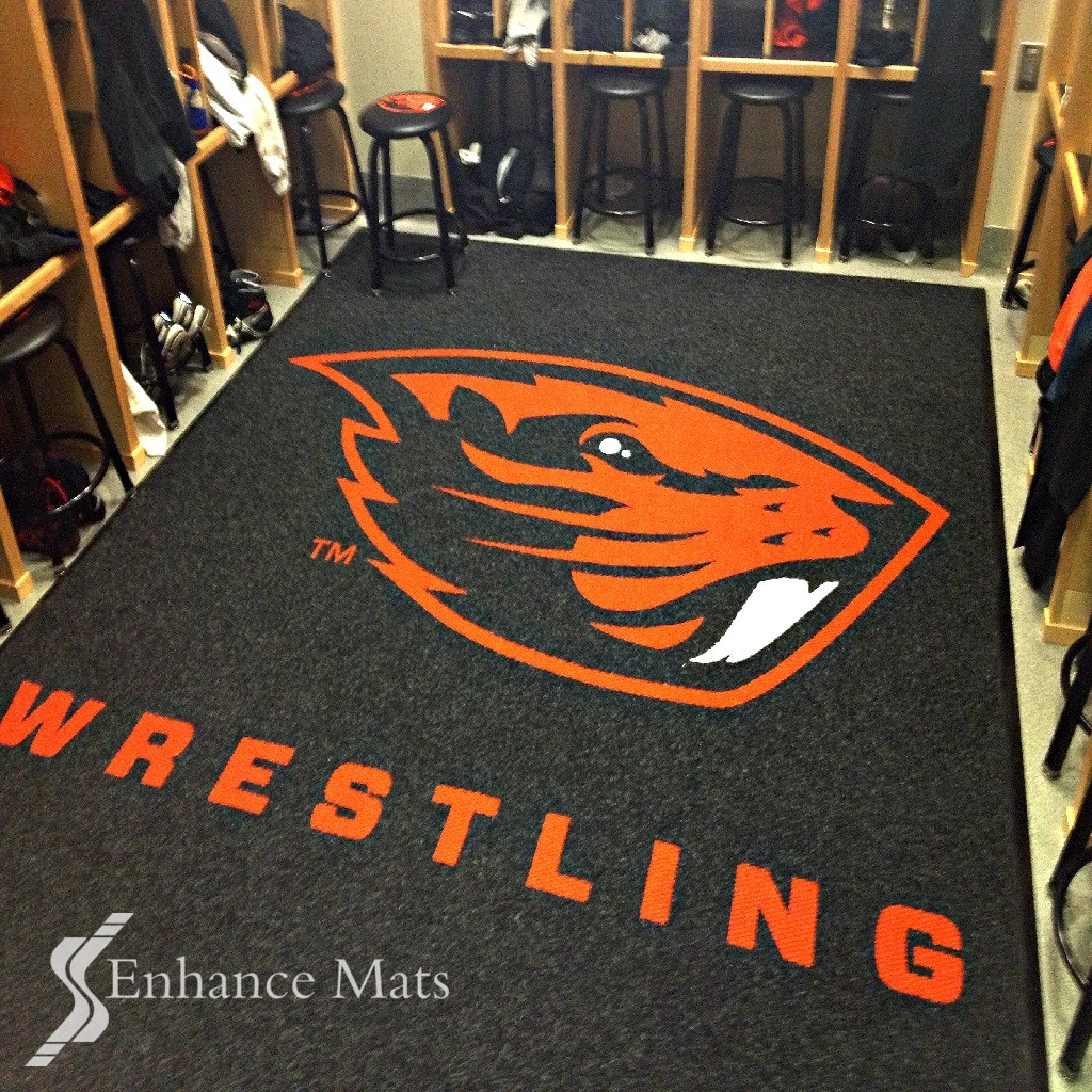 Logo Locker Room Carpet / Custom Carpet.