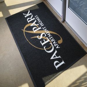 Custom Logo Promotional Rubber PVC Polyester Indoor Outdoor Welcome  Entrance Customized Personalized Promotion Printed Doormats Floor Door Mats.