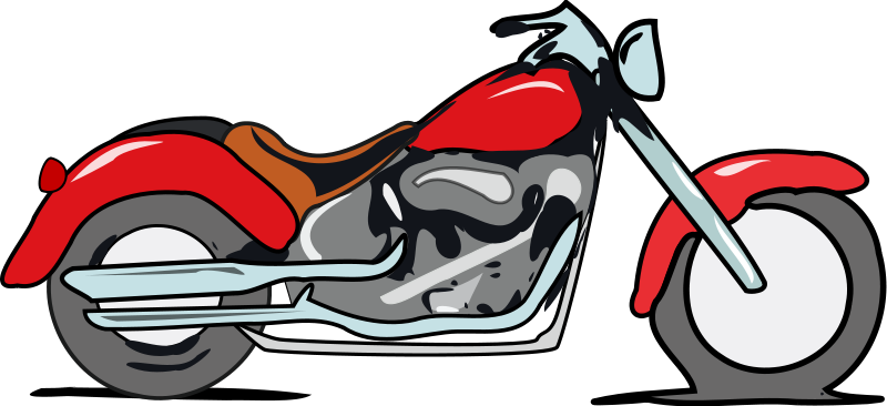 Motor cycle clip art.