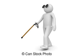 Blind man Stock Illustrations. 2,359 Blind man clip art.