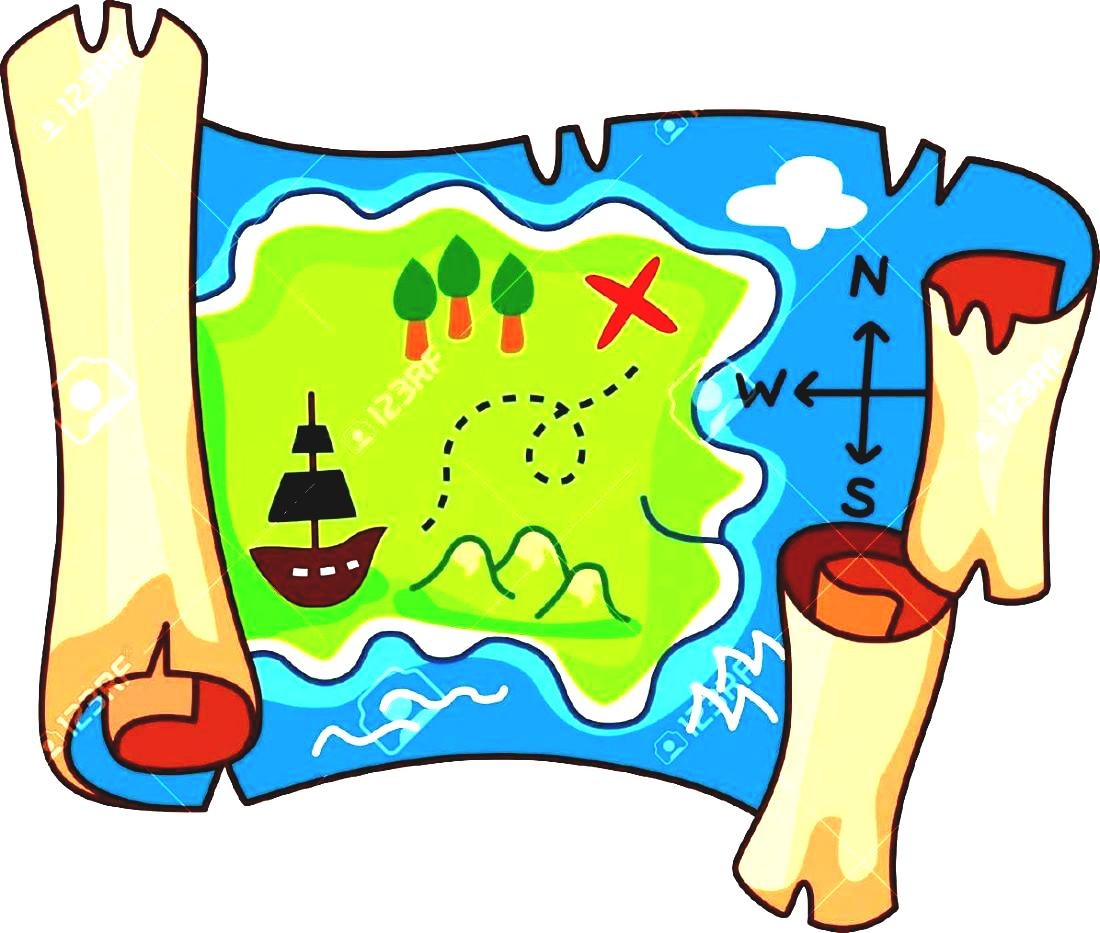 Map clipart New Treasure map map clipart free clip art.