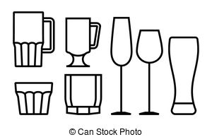 11887 Glass free clipart.