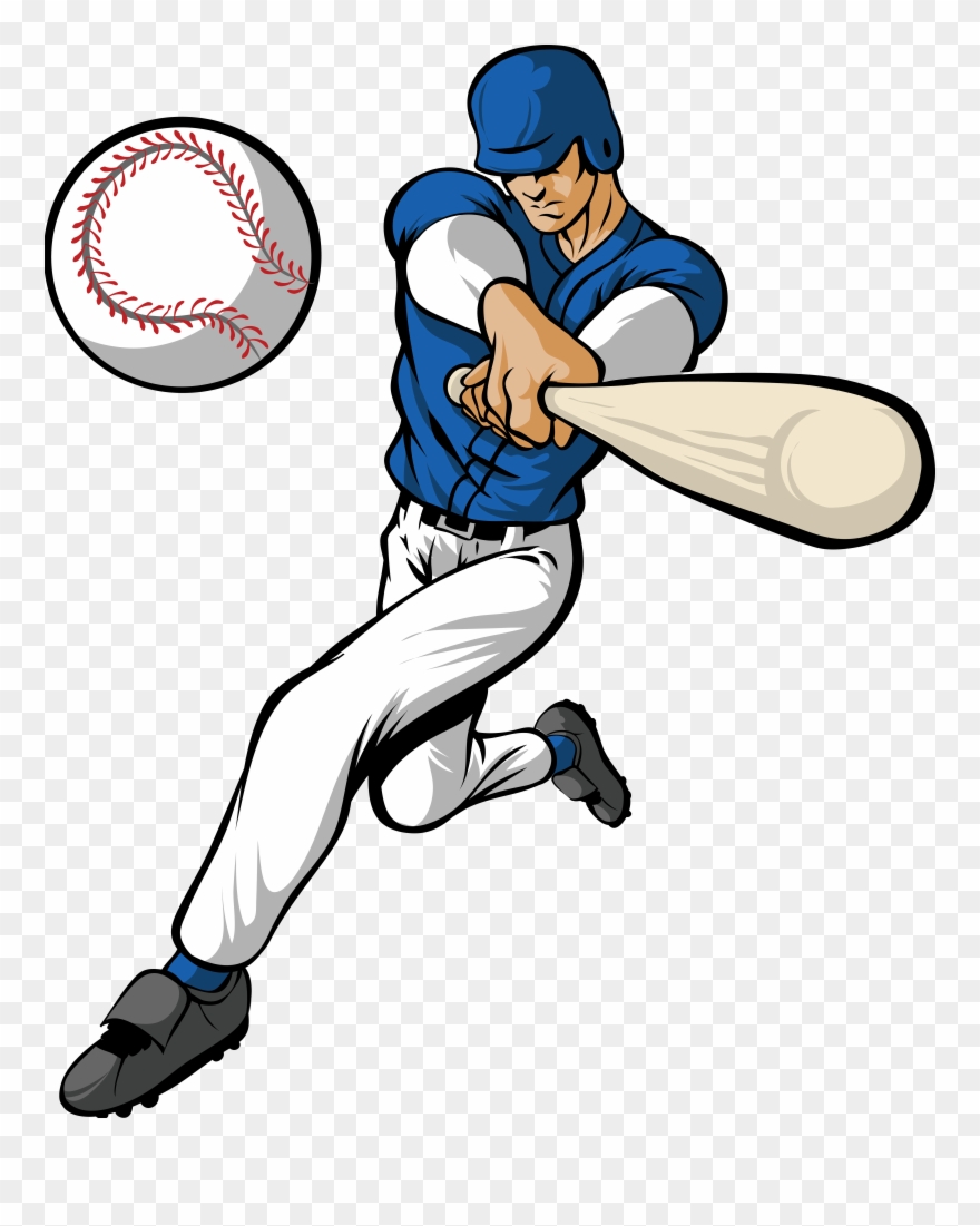 Hitting A Baseball Clipart Amp Hitting A Baseball Clip.