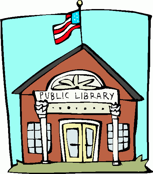 Clipart Of A Library.