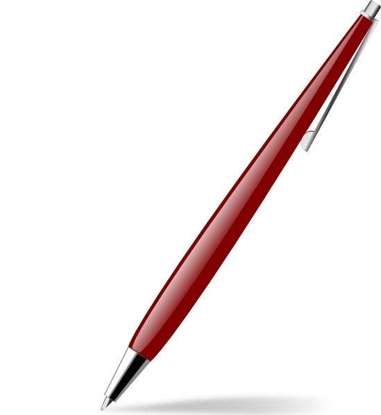 Red pen clipart 3 » Clipart Station.