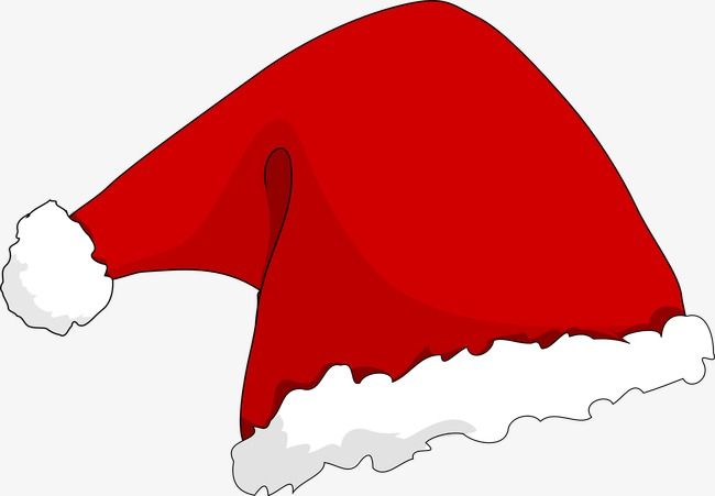 Red Christmas Hats, Santa Hat, Santa Claus, Christmas PNG.