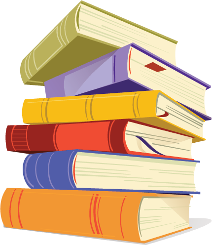 stack of books clipart.