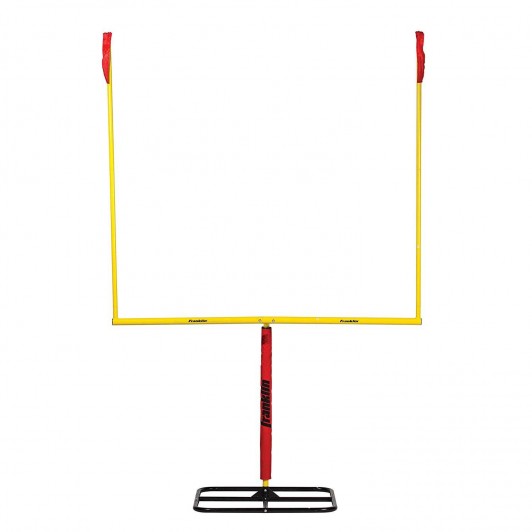 Authentic Steel Football Goal Post 8.5\' x 5.5\'.