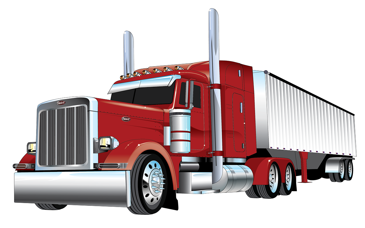 American Truck Simulator Peterbilt 379 Car Mover.