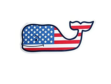 whale with american flag clipart.