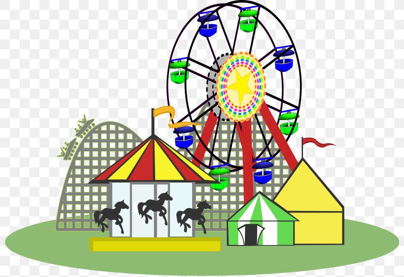 Amusement Park Amusement Ride Clip Art, PNG, 800x563px.