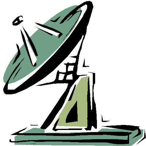 Radio antenna clip art.