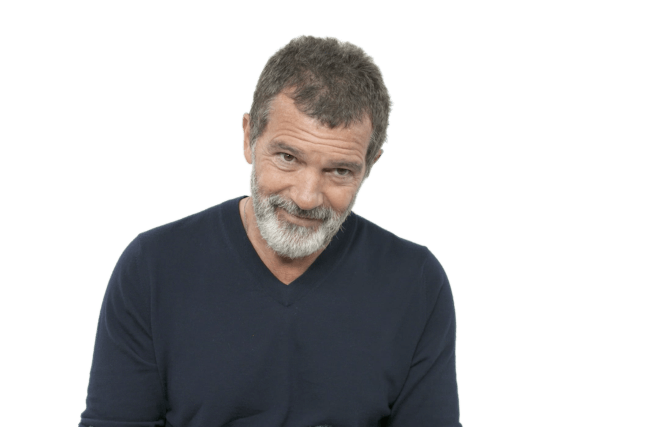 Antonio Banderas Smiling transparent PNG.