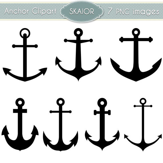 Anchor Clipart Vector Anchor Clip Art Nautical Clipart.